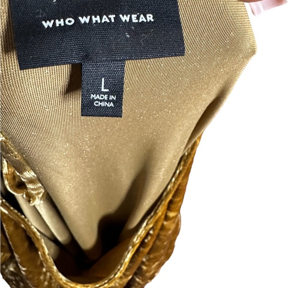 Who what wear woman short sheeve maxi dress round neck velvet dress size L - Picture 4 of 6